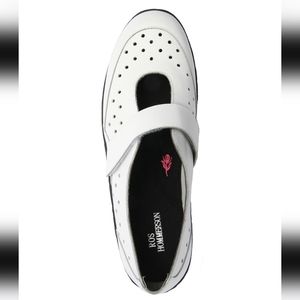 Ros Hommerson White Nevaeh Leather Mary Jane Size 6.5N - New in Box